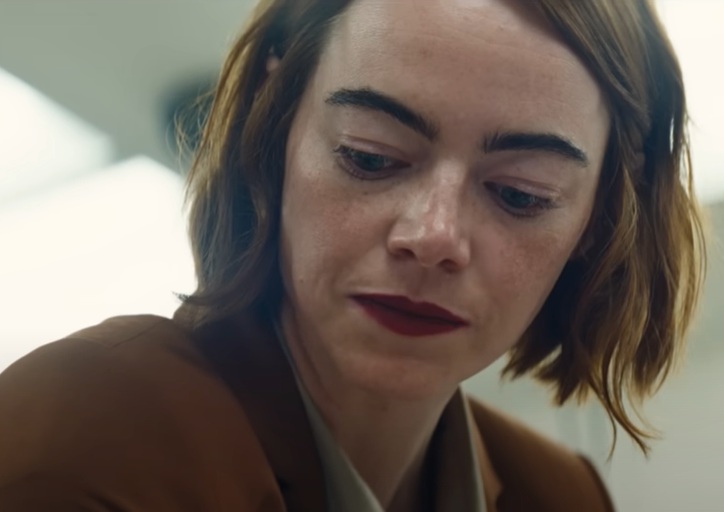 A visually captivating still taken from a pivotal moment in the film Kinds of Kindness (2024)