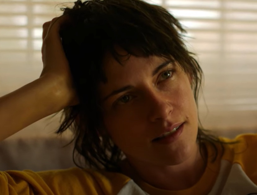 A visually captivating still taken from a pivotal moment in the film Love Lies Bleeding (2024)