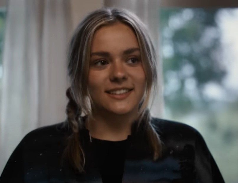 A visually captivating still taken from a pivotal moment in the film My Old Ass (2024)