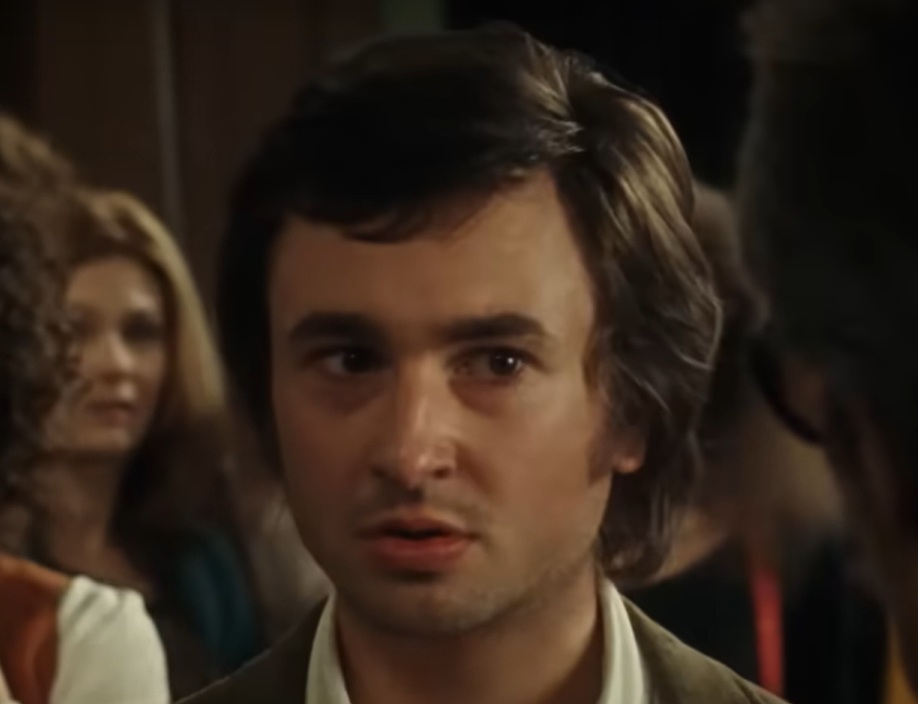 A visually captivating still taken from a pivotal moment in the film Saturday Night (2024)