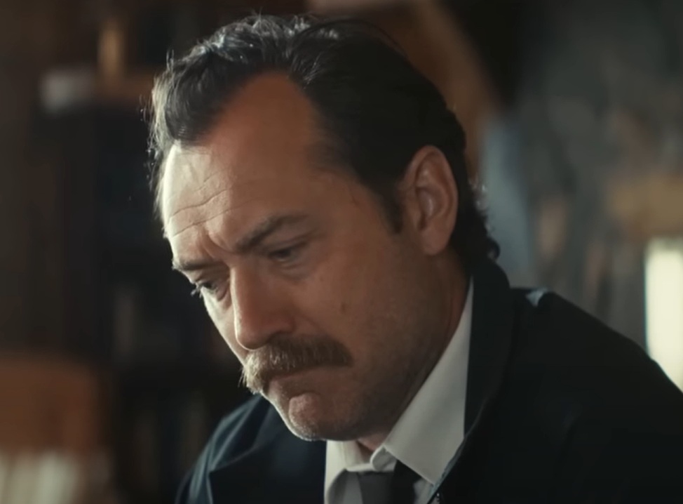 A visually captivating still taken from a pivotal moment in the film The Order (2024)