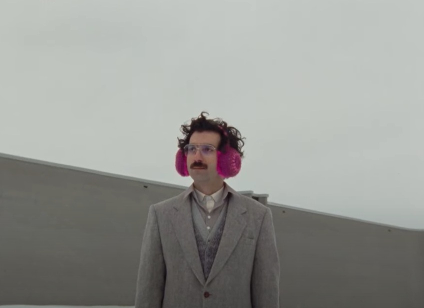 A visually captivating still taken from a pivotal moment in the film Universal Language (2024)