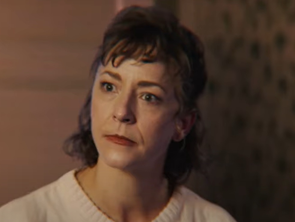 A visually captivating still taken from a pivotal moment in the film The People's Joker (2022)