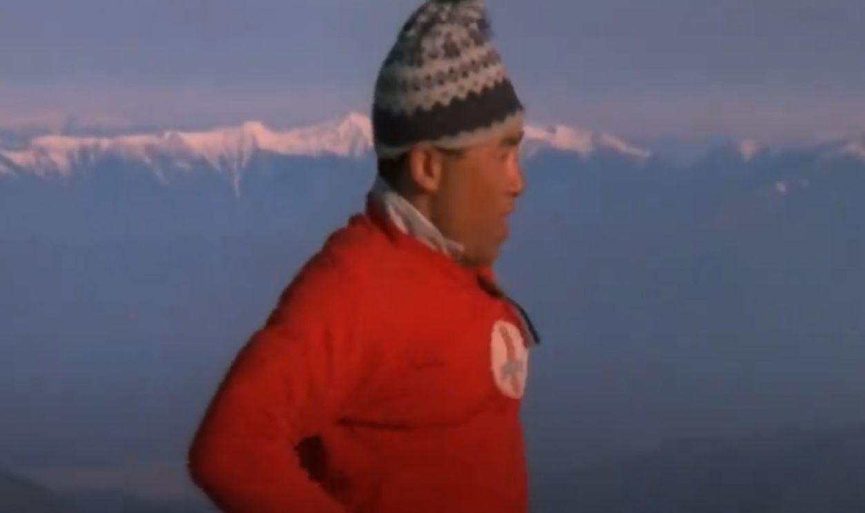 The Man Who Skied Down Everest