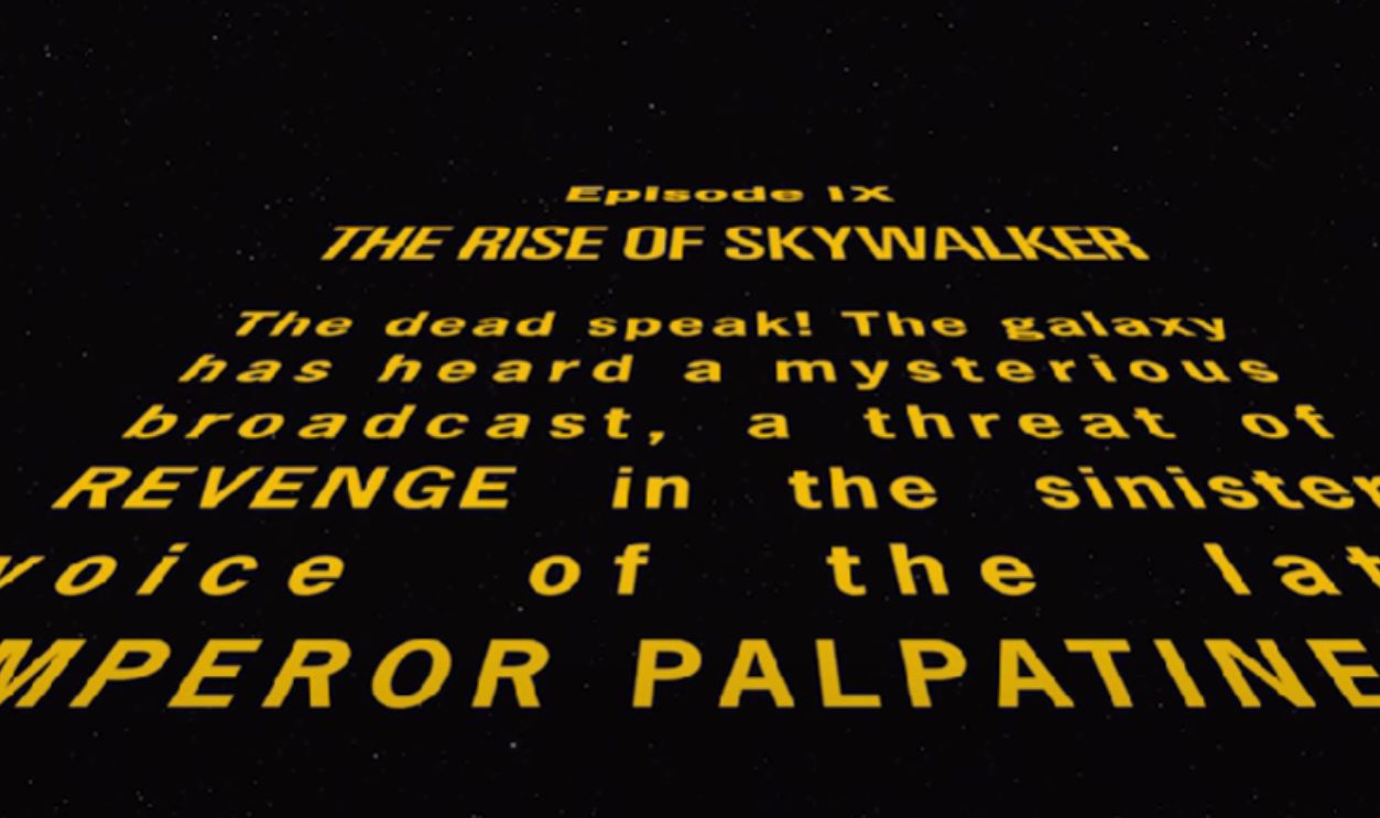 Star Wars: The Rise Of Skywalker