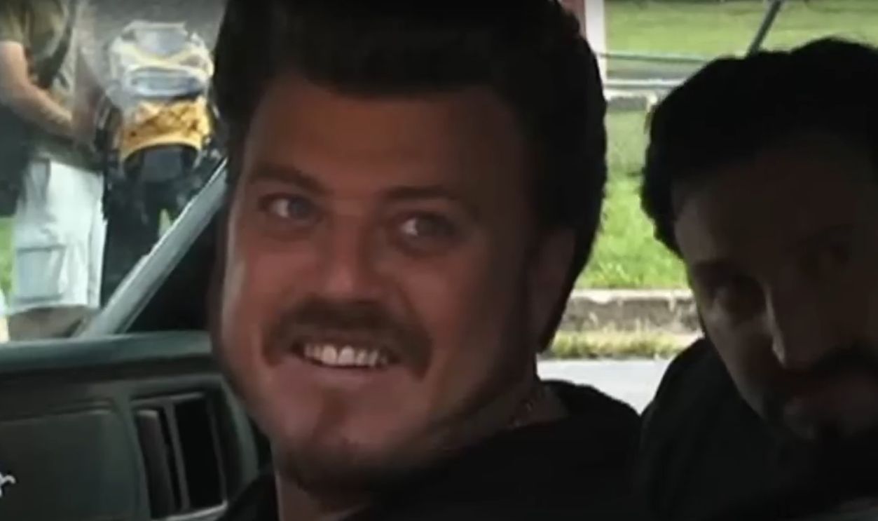 Trailer Park Boys' lower your drink in front of Julian