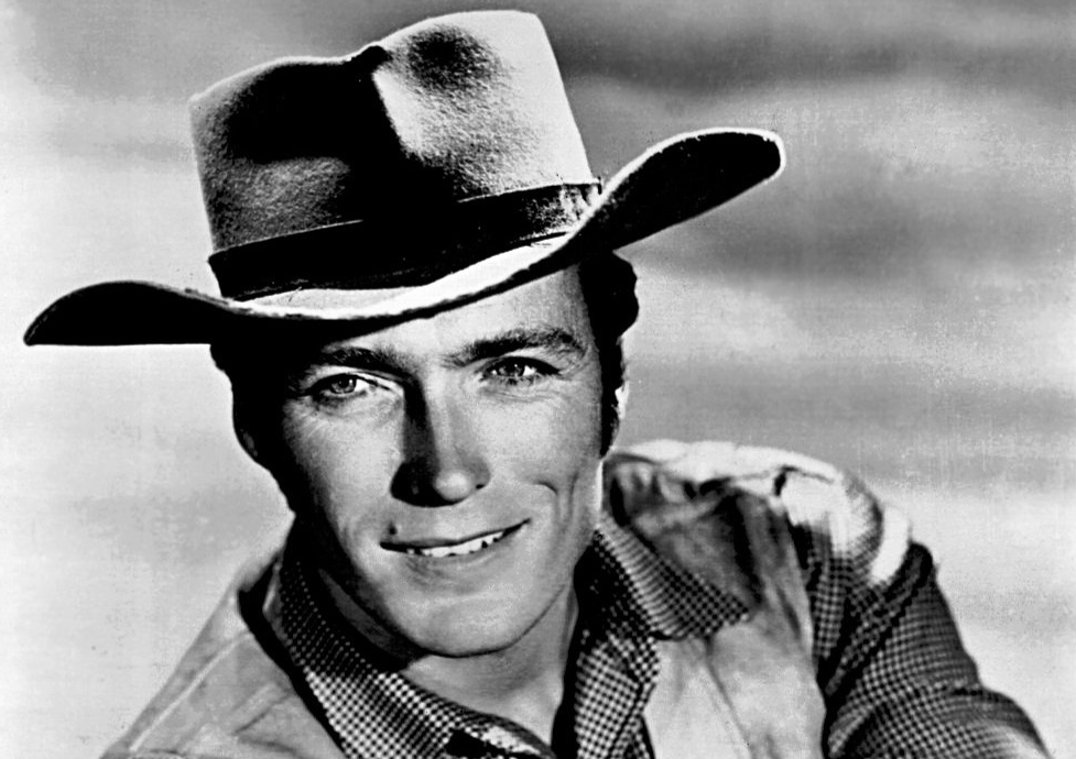 Original Grayscale publicity photo of Clint Eastwood