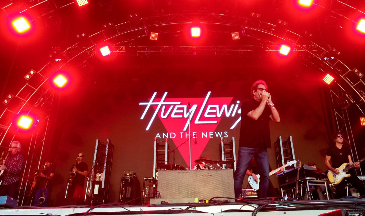 Huey Lewis of Huey Lewis and The News performs at the Lost Lake Music Festival on October 21, 2017 in Phoenix, Arizona.
