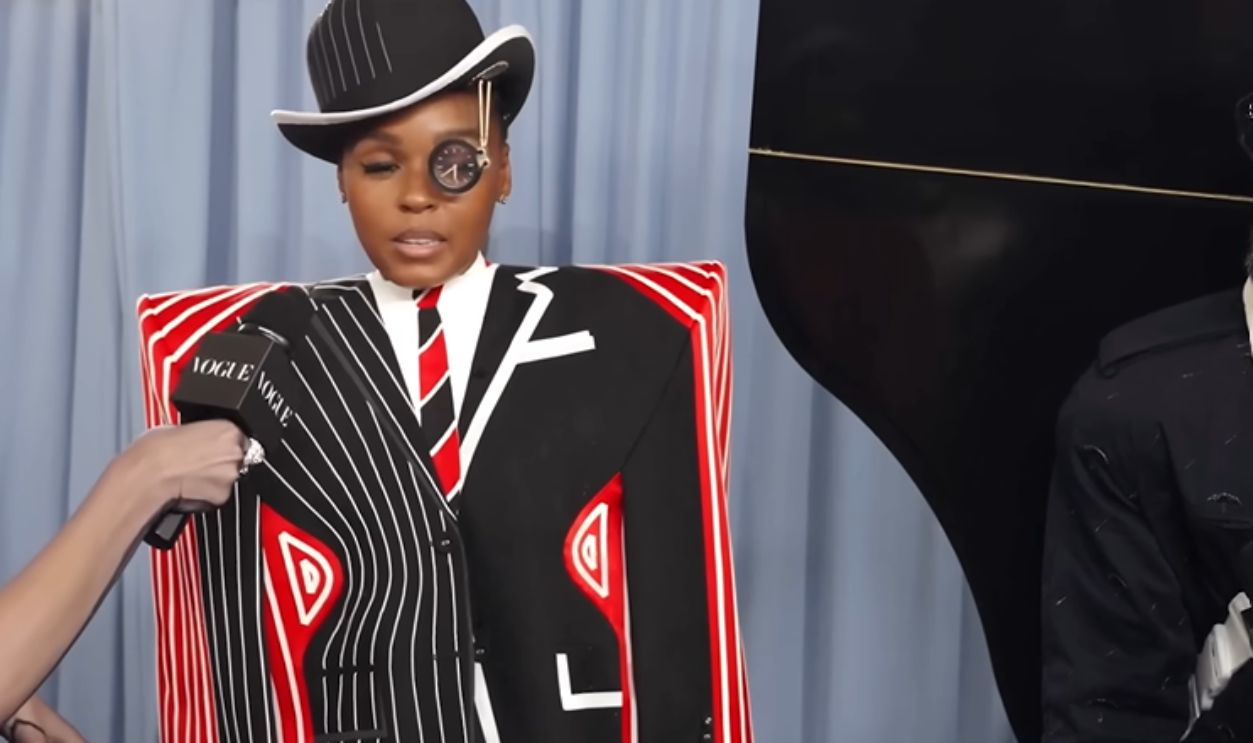 Janelle Monae In Deconstructed Thom Browne 