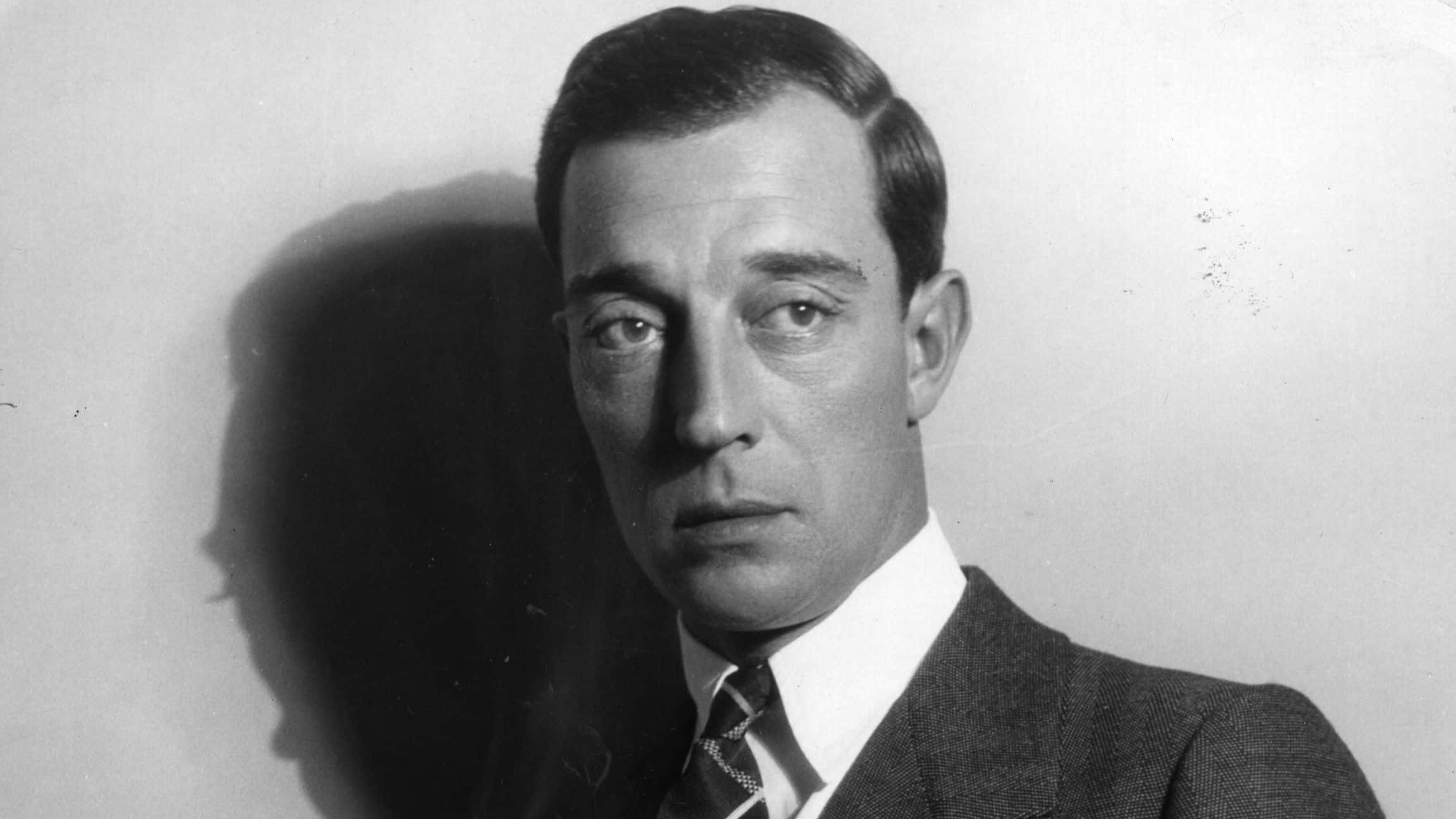 Buster Keaton in suit