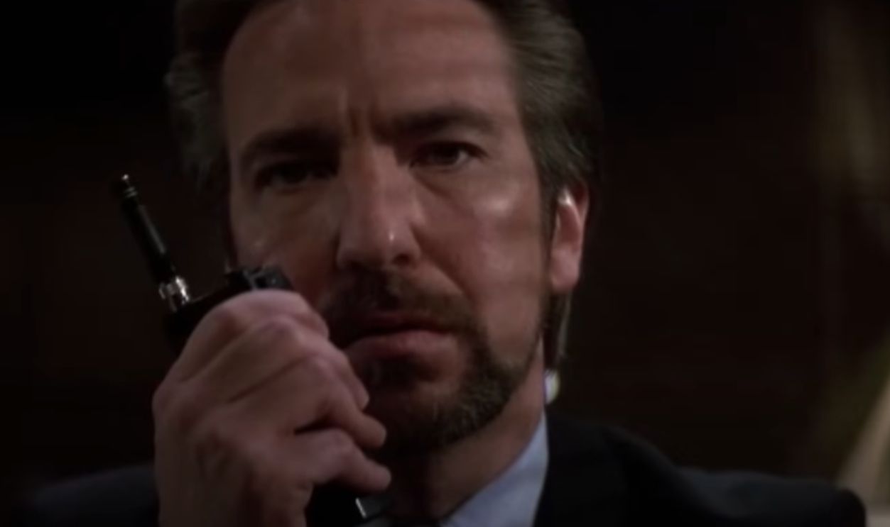  Alan Rickman from Die Hard 