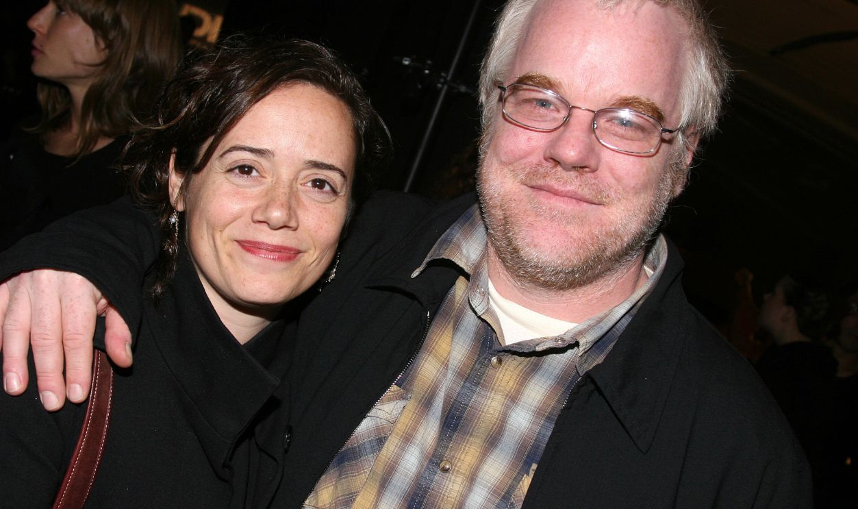 Actors Philip Seymour Hoffman and wife Mimi O'Donelll