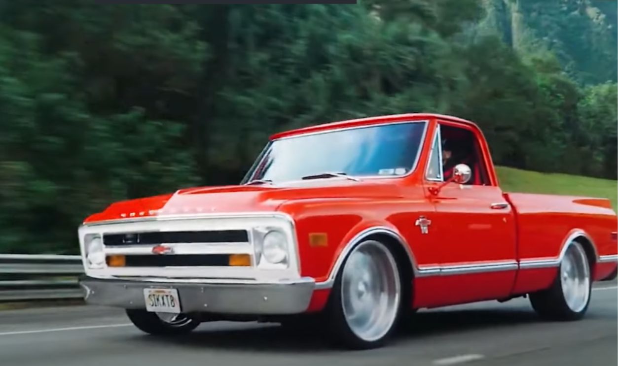 1968 Chevrolet C-10 (Matte Black With Chrome)