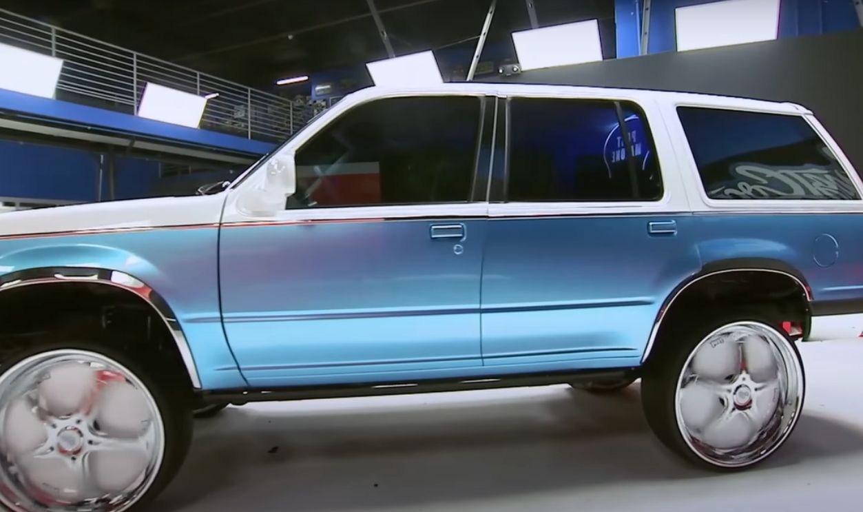1992 Ford Explorer (White And Teal, Modified) (Cont.)