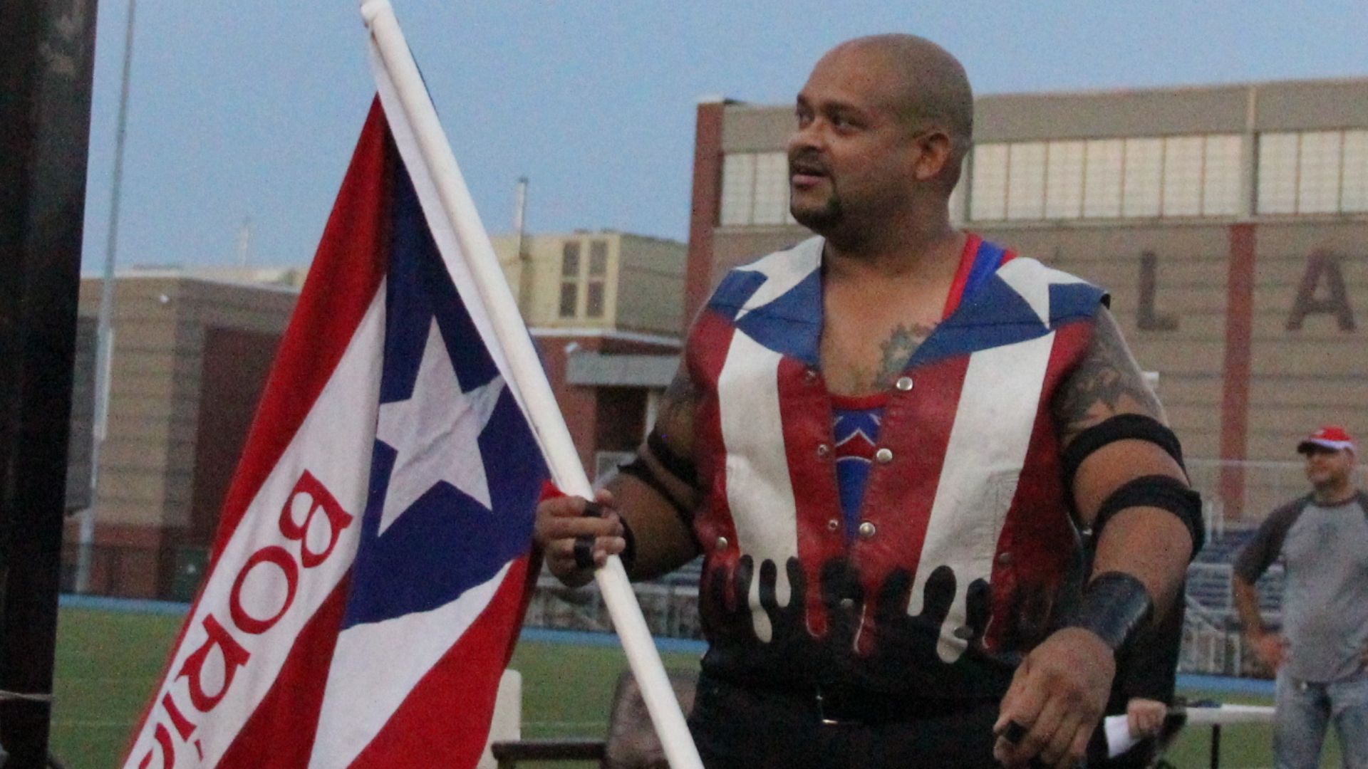 File:Savio Vega with a Los Boricuas flag.jpg
