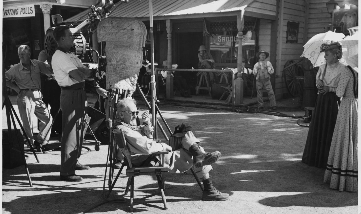 Director John Ford on Western Movie Set