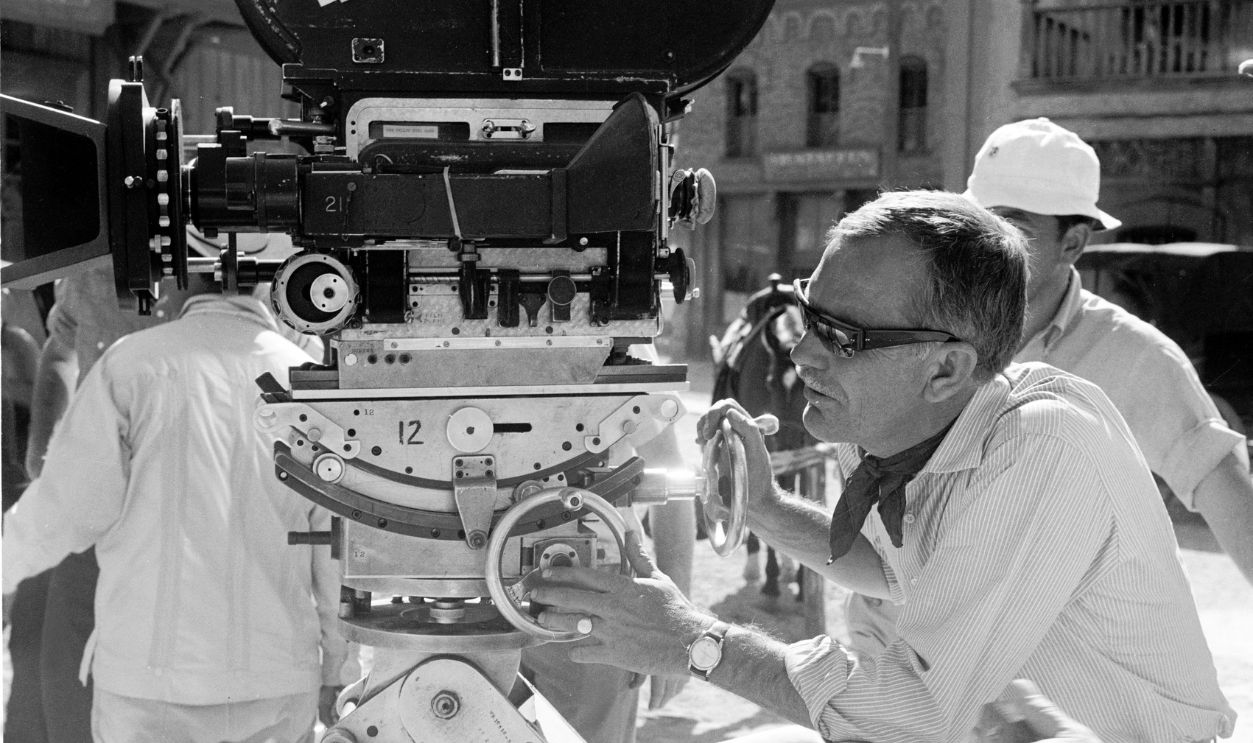 On the set of The Wild Bunch