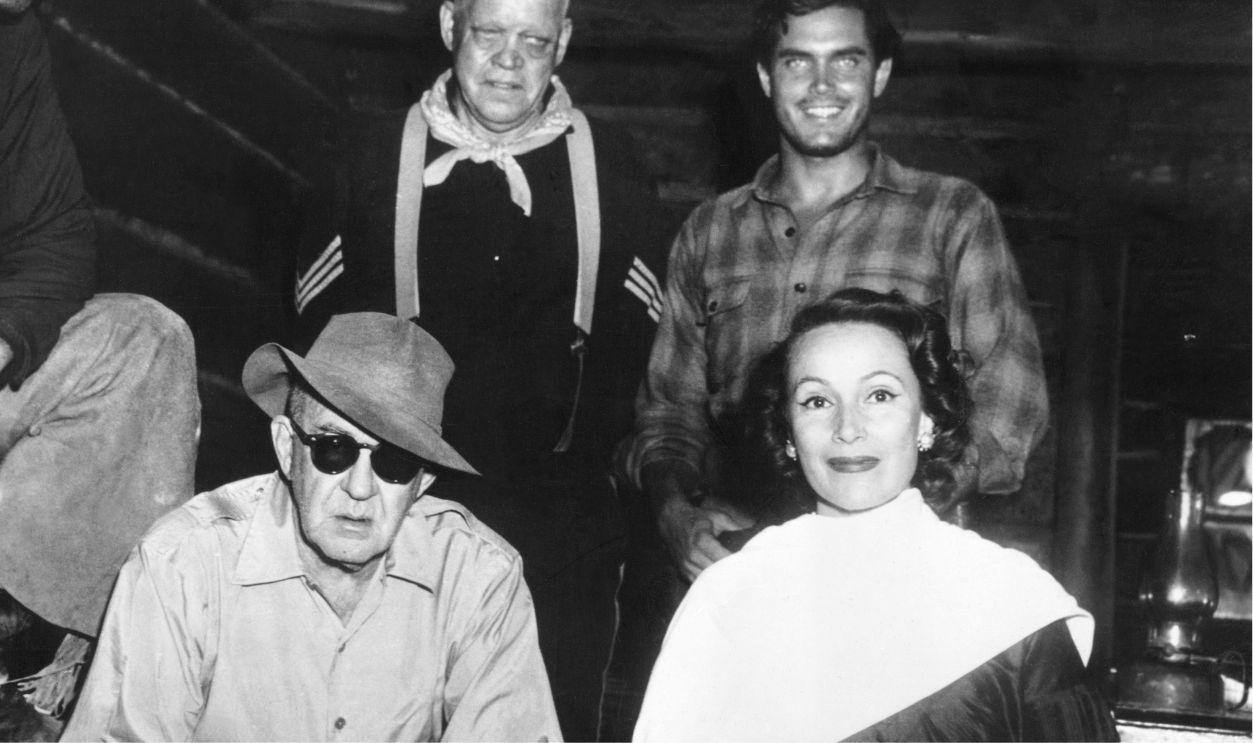 On the set of The Searchers