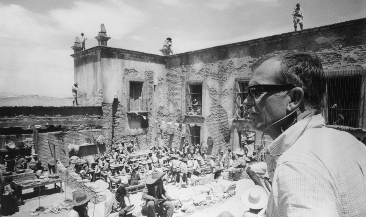 On the set of The Wild Bunch