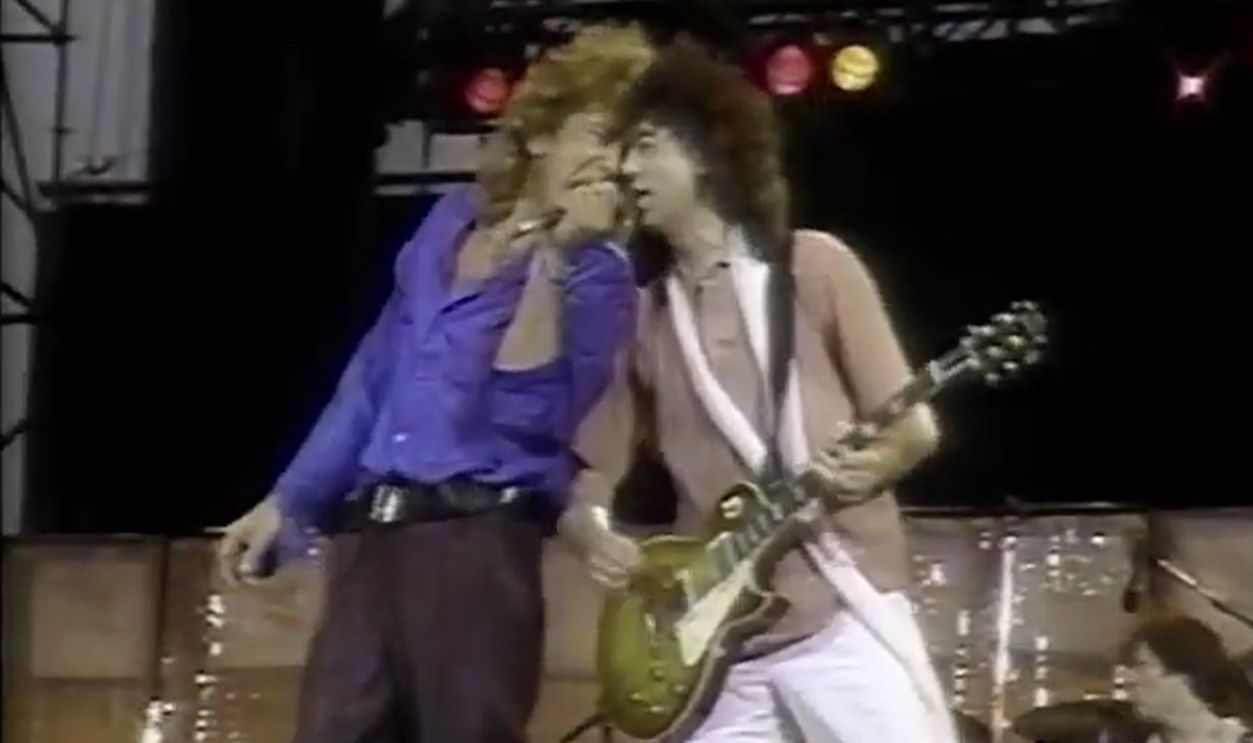 Led Zeppelin, Live Aid.