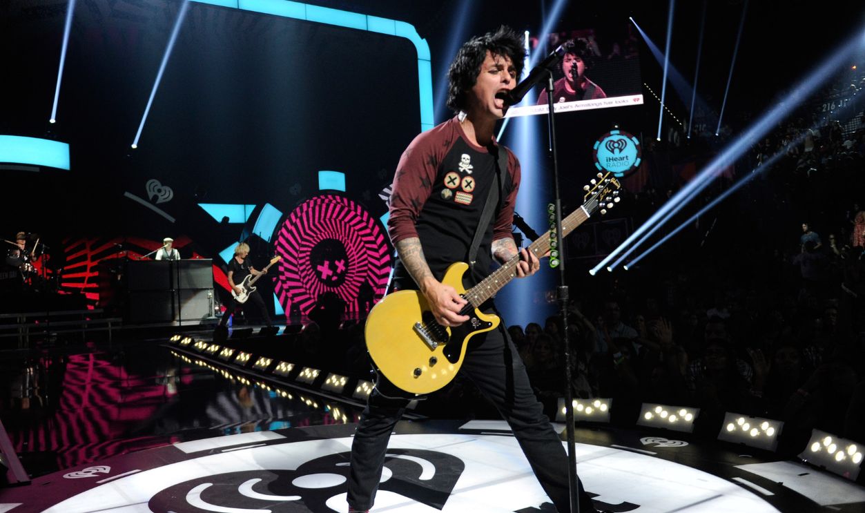 Billie Joe Armstrong of Green Day performs onstage during the 2012 iHeartRadio Music Festival at MGM Grand Garden Arena on September 21, 2012 in Las Vegas, Nevada.