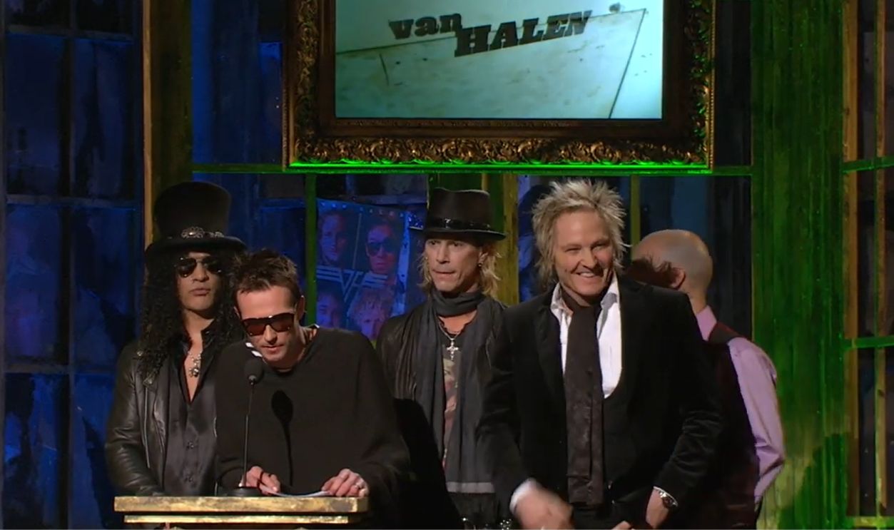 Velvet Revolver, Inducting Van Halen Into The Rock & Roll Hall Of Fame.