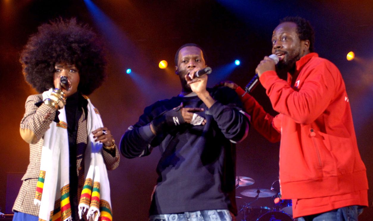 The Fugees In Concert At The Hammersmith Apollo, London, Britain - 15 Dec 2005, The Fugees - Lauryn Hill, Pras And Wyclef Jean