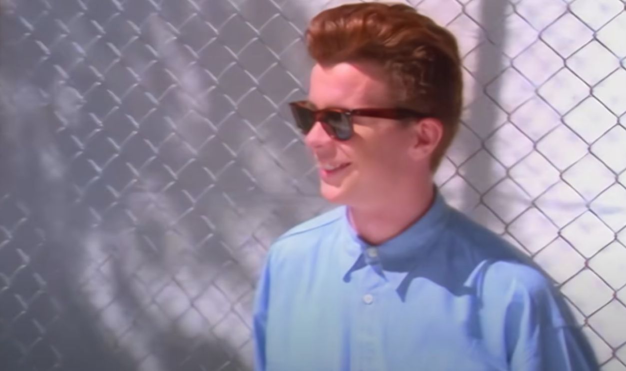 "Never Gonna Give You Up" Rick Astley (1987)