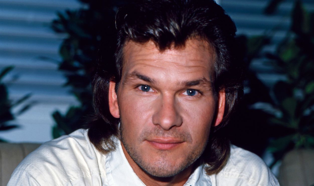 The American actor, singer and dancer Patrick Swayze poses for some portraits in the 1980s.