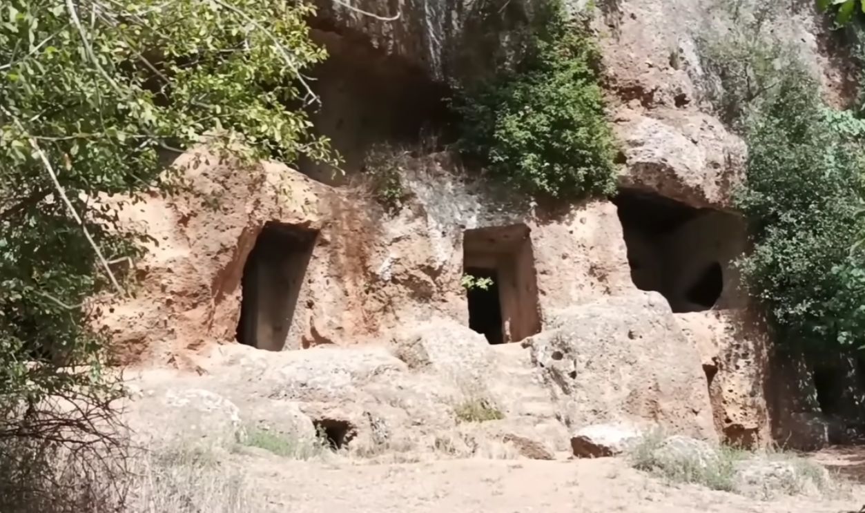 Etruscan Tomb Near San Giuliano, Italy