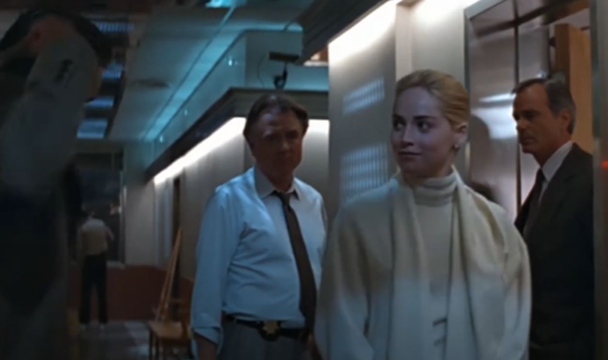 Sharon Stone's White Dress (Basic Instinct, 1992)