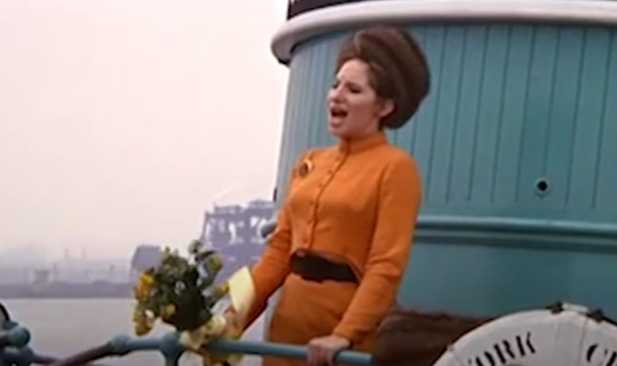 Barbra Streisand's Gold Pantsuit (Funny Girl, 1968)