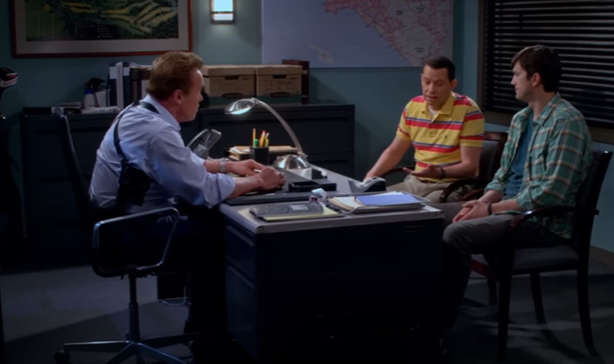 Charlie Gets Hit By A Train In Two And A Half Men