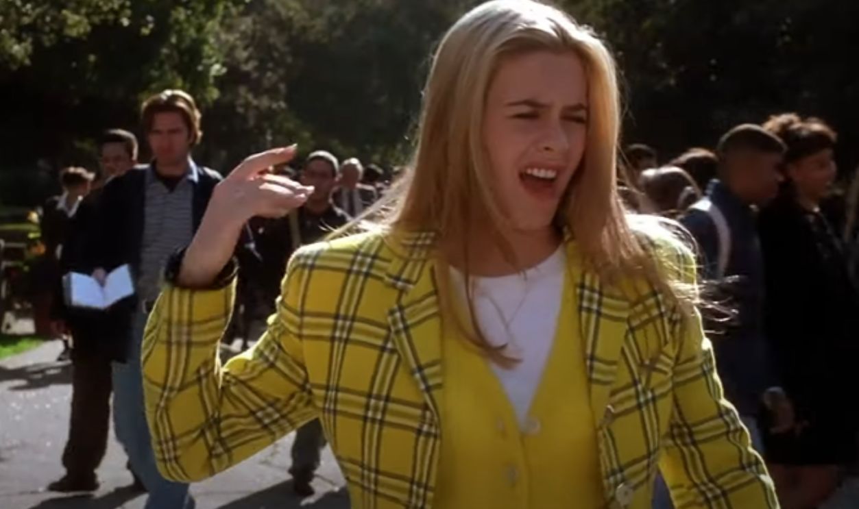Cher's Yellow Plaid Suit (Clueless, 1995)