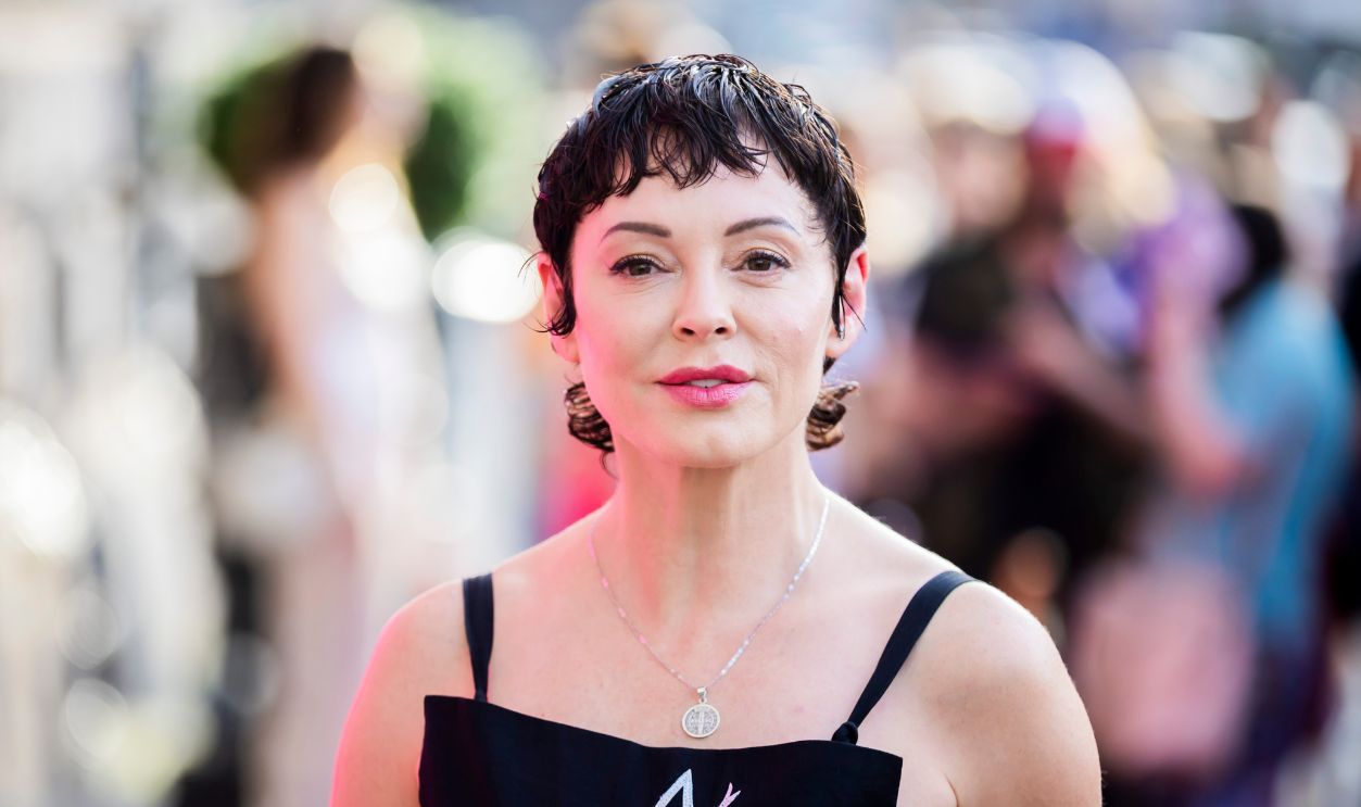 Rose McGowan, actress, comes to the