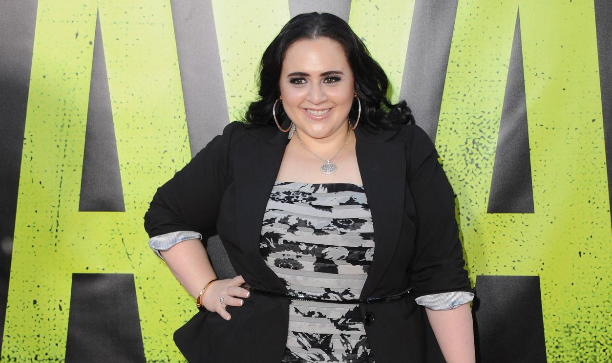 Actress Nikki Blonsky arrives at the Los Angeles Premiere 