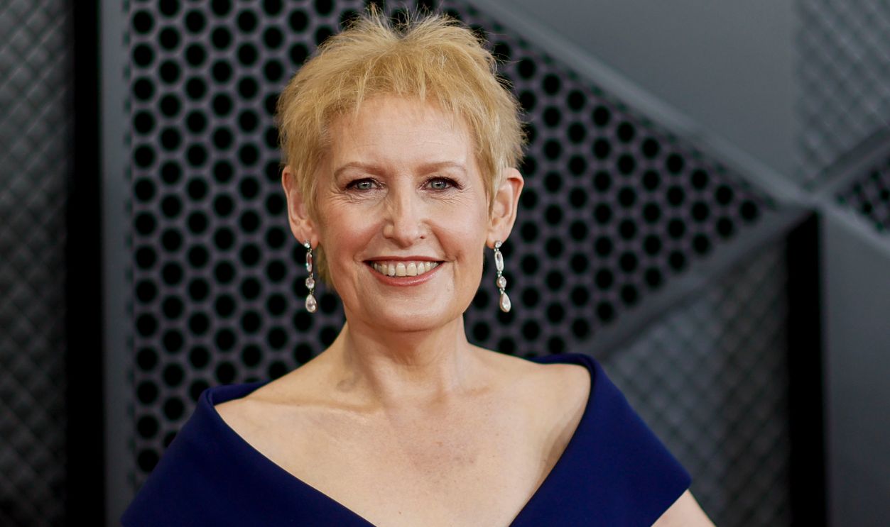 Liz Callaway arrives on the Red Carpet at the Crypto.com Arena in Los Angeles, CA, Sunday, Feb. 4, 2024. 