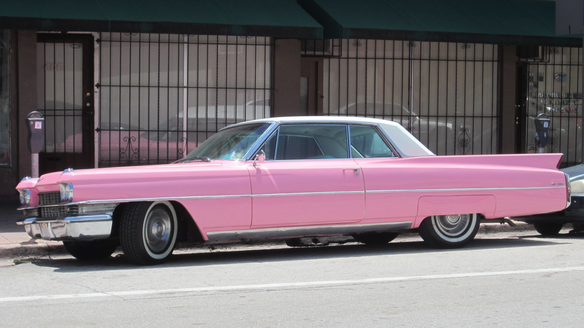 File:Beautiful Pink 1963 Cadillac Coupe deville South Beach.jpg
