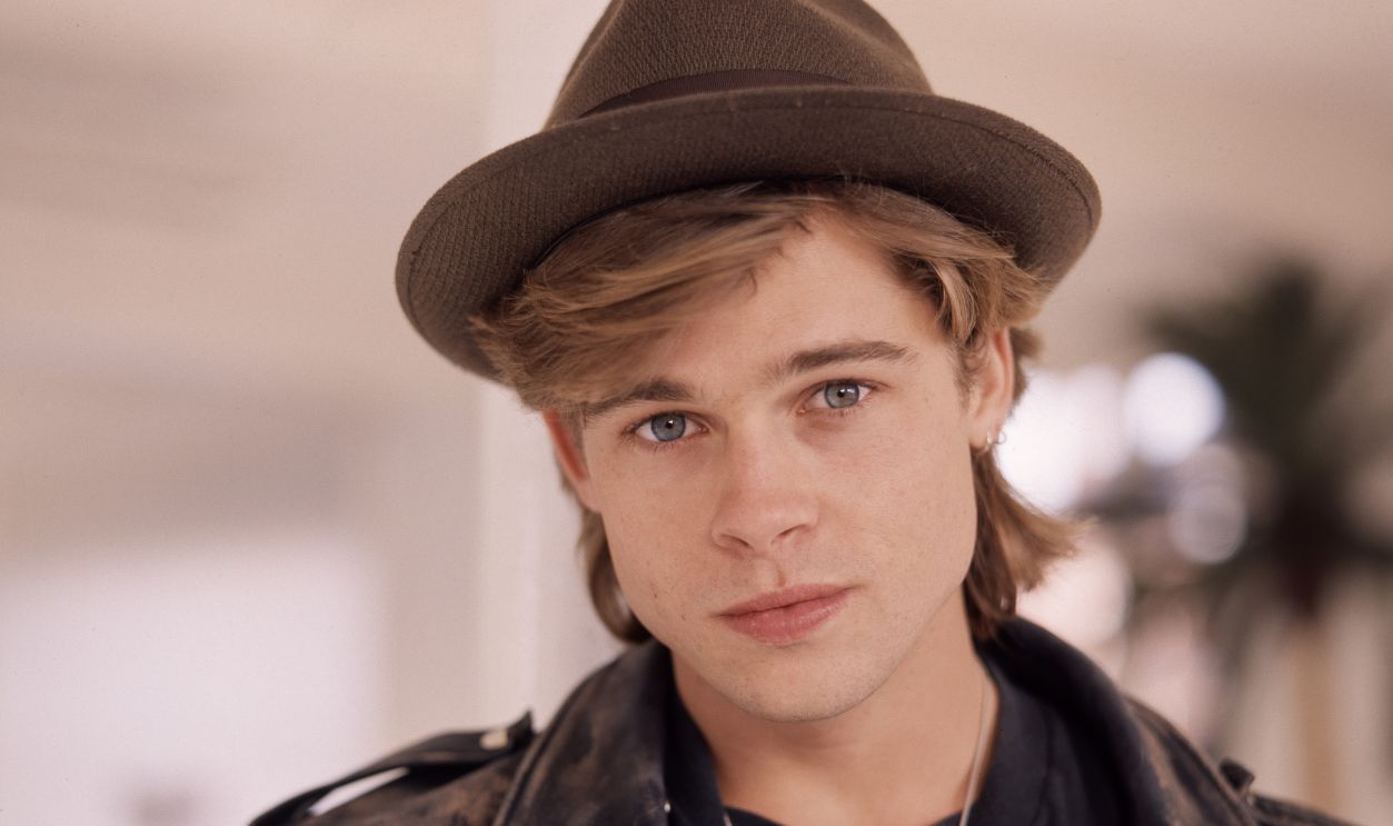 Brad Pitt American actor Brad Pitt, London, 1988.