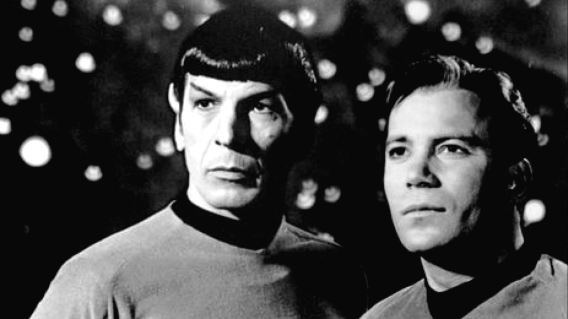 File:Leonard Nimoy William Shatner Star Trek 1968.JPG