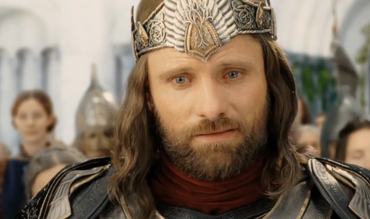 Screenshot Of Viggo Mortensen From The Lord Of The Rings The Return Of The King