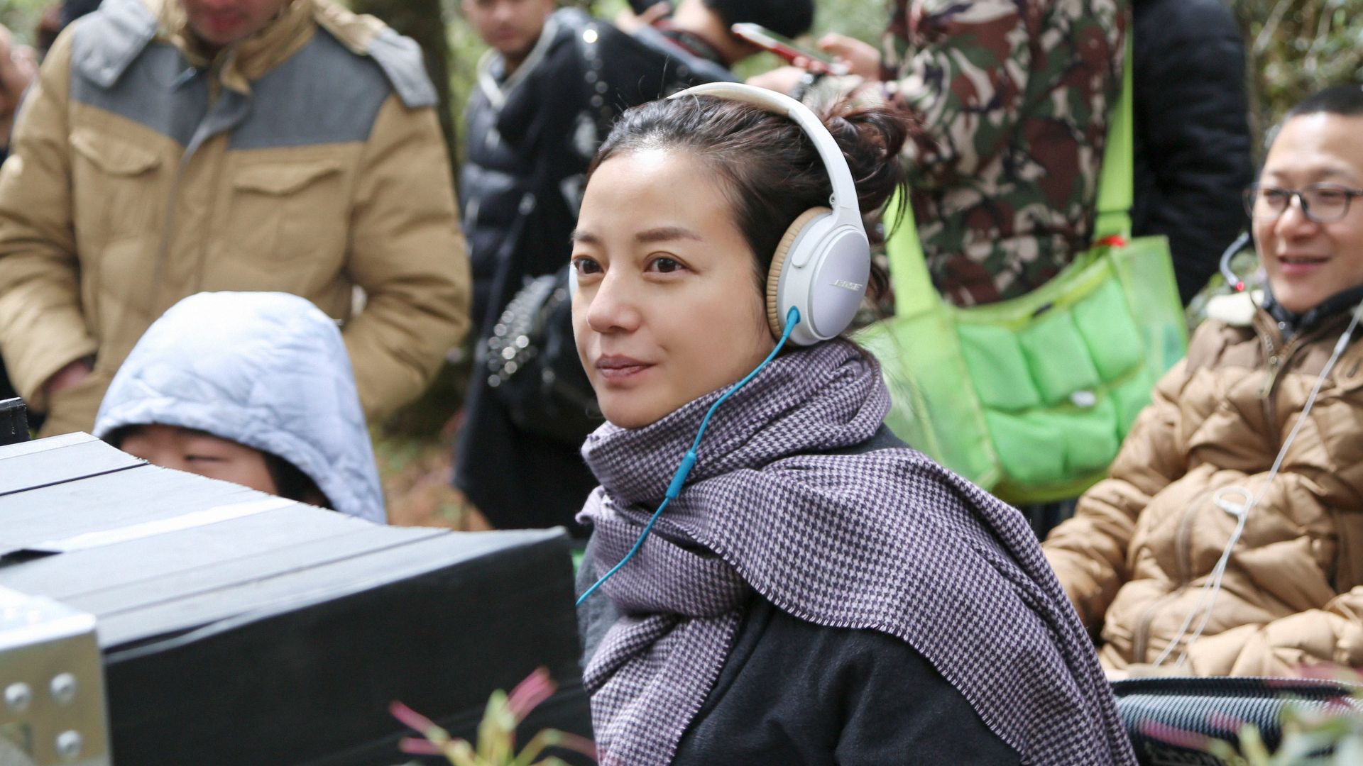 File:Director Zhao Wei filming second feature.jpg