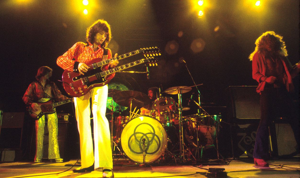 John Paul Jones, Jimmy Page, John Bonham and Robert Plant of Led Zeppelin