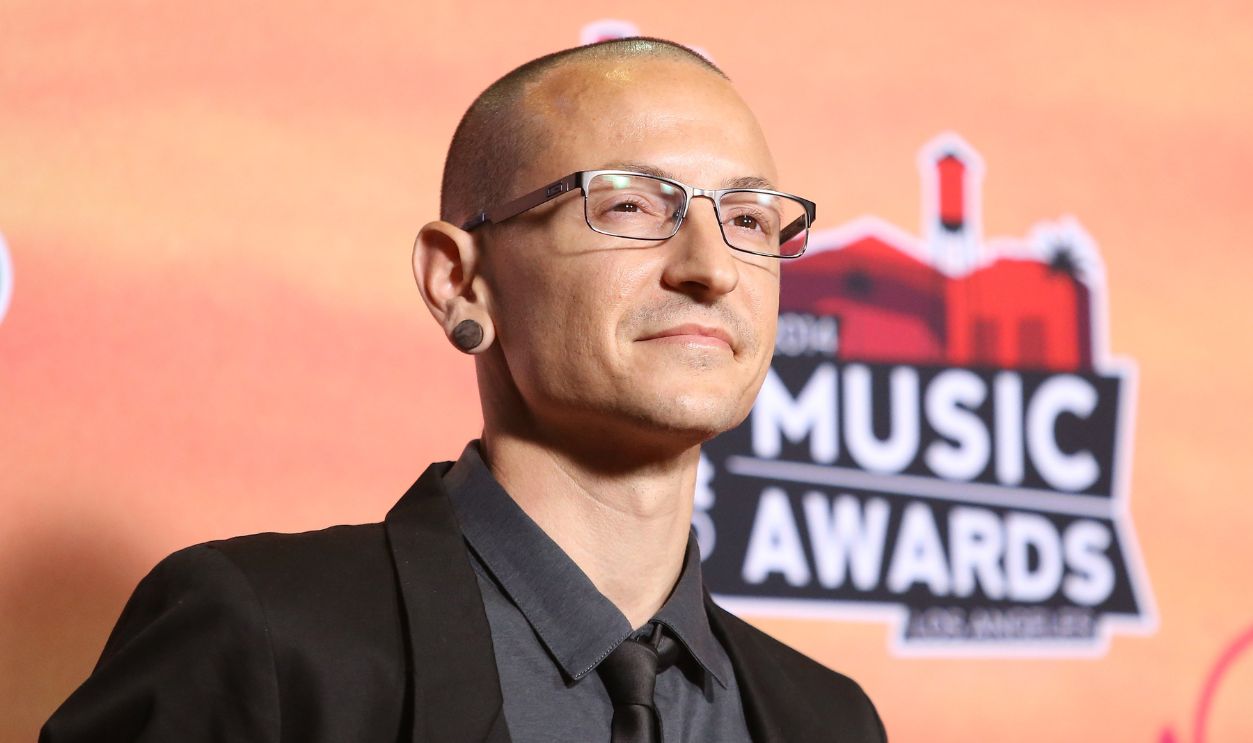 Chester Bennington attends the 2014 iHeartRadio Music Awards - press room held at The Shrine Auditorium on May 1, 2014 in Los Angeles, California. 