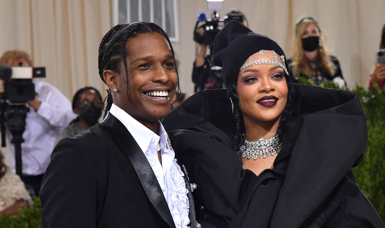 Rihanna And ASAP Rocky (Then)