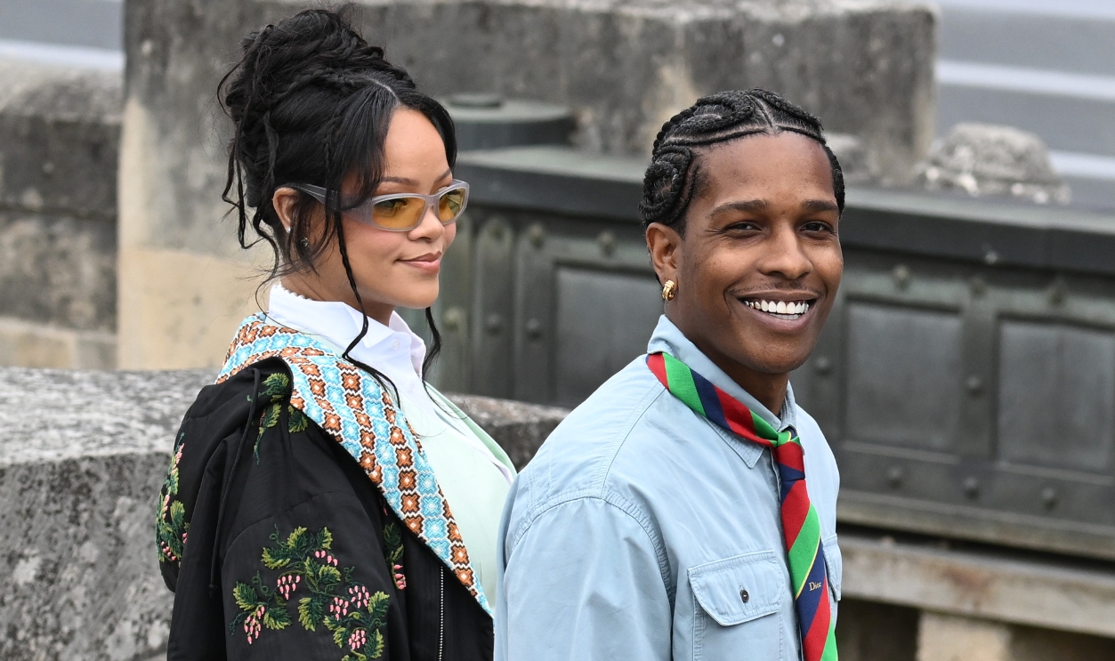 Rihanna And ASAP Rocky (Then)