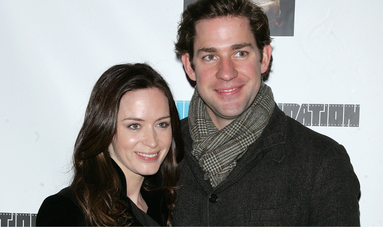 John Krasinski And Emily Blunt (Then)