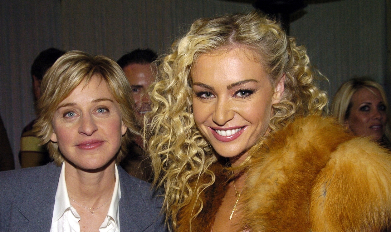Ellen DeGeneres And Portia De Rossi (Then)