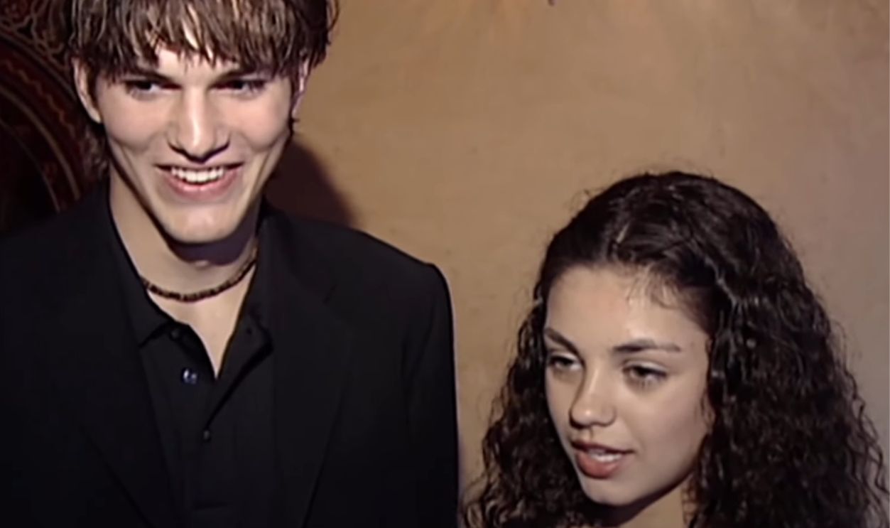 Mila Kunis And Ashton Kutcher (Then)