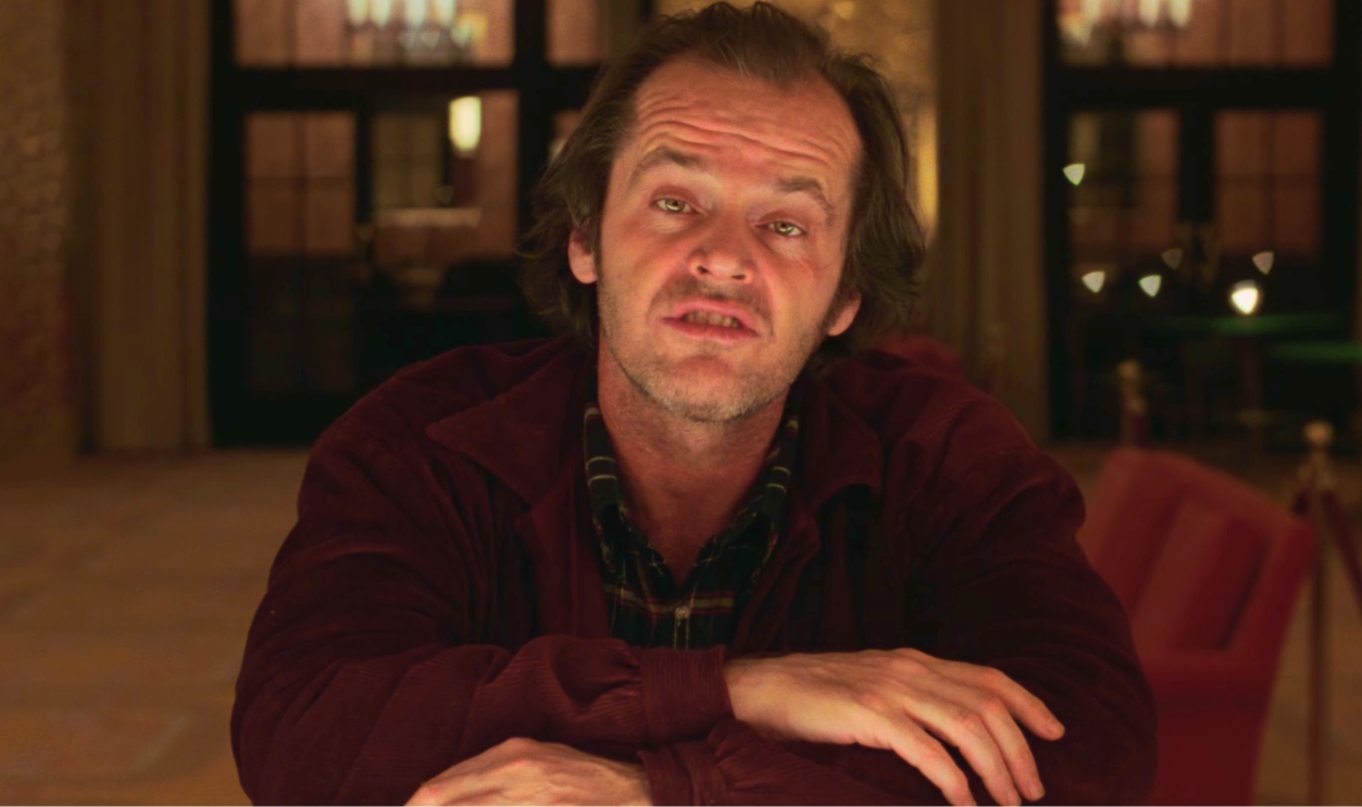 Screenshot of Jack Torrance from The Shining (film) (1980)